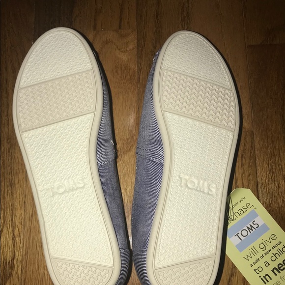 TOMS CLASSIC SLATE BLUE WASHED TWILL - Picture 4 of 7
